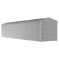 vidaXL Capanno da Giardino Grigio Chiaro 191x980x198cm Acciaio Zincato vidaXL Capanno da Giardino Grigio Chiaro 191x980x198cm Acciaio Zincato