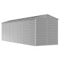 vidaXL Capanno da Giardino Grigio Chiaro 191x640x198cm Acciaio Zincato vidaXL Capanno da Giardino Grigio Chiaro 191x640x198cm Acciaio Zincato