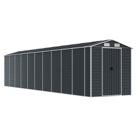 vidaXL Capanno da Giardino Antracite 191x895x198 in Acciaio Zincato