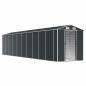 vidaXL Capanno da Giardino Antracite 191x895x198 in Acciaio Zincato