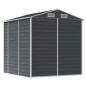 vidaXL Capanno da Giardino Antracite 191x215x198cm in Acciaio Zincato