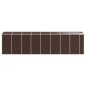vidaXL Capanno da Giardino Marrone 191x725x198 cm in Acciaio Zincato vidaXL Capanno da Giardino Marrone 191x725x198 cm in Acciaio Zincato