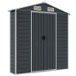 vidaXL Capanno da Giardino Antracite 191x980x198 in Acciaio Zincato