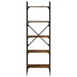 vidaXL Libreria Rovere Fumo 5 Ripiani 56x31,5x174 cm Legno Multistrato vidaXL Libreria Rovere Fumo 5 Ripiani 56x31,5x174 cm Legno Multistrato