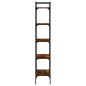 vidaXL Libreria Rovere Fumo 5 Ripiani 56x31,5x174 cm Legno Multistrato vidaXL Libreria Rovere Fumo 5 Ripiani 56x31,5x174 cm Legno Multistrato