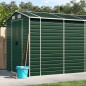 vidaXL Capanno da Giardino Verde 191x895x198 cm in Acciaio Zincato vidaXL Capanno da Giardino Verde 191x895x198 cm in Acciaio Zincato