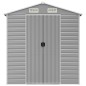 vidaXL Capanno da Giardino Grigio Chiaro 191x300x198cm Acciaio Zincato