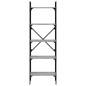 vidaXL Libreria Grigio Sonoma 5 Ripiani 56x31,5x174 cm Multistrato