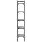 vidaXL Libreria Grigio Sonoma 5 Ripiani 56x31,5x174 cm Multistrato