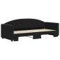 vidaXL Divano Letto con Letto Estraibile Nero 80x200 cm in Velluto