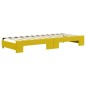 vidaXL Divano Letto con Letto Estraibile Giallo 80x200 cm in Velluto vidaXL Divano Letto con Letto Estraibile Giallo 80x200 cm in Velluto