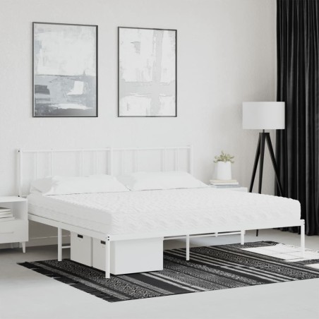 vidaXL Materasso in Schiuma Bianco 200x200 cm Durezza H2 H3