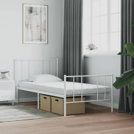 vidaXL Materasso in Schiuma Bianco 80x200 cm 7 Zone Durezza 20 ILD