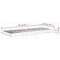 vidaXL Materasso in Schiuma Bianco 100x200 cm 7 Zone Durezza 20 ILD vidaXL Materasso in Schiuma Bianco 100x200 cm 7 Zone Durezza 20 ILD