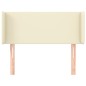 Testiera ad Orecchio Crema 83x16x78/88 cm in Similpelle