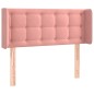 vidaXL Testiera ad Orecchio Rosa 103x16x78/88 cm in Velluto vidaXL Testiera ad Orecchio Rosa 103x16x78/88 cm in Velluto