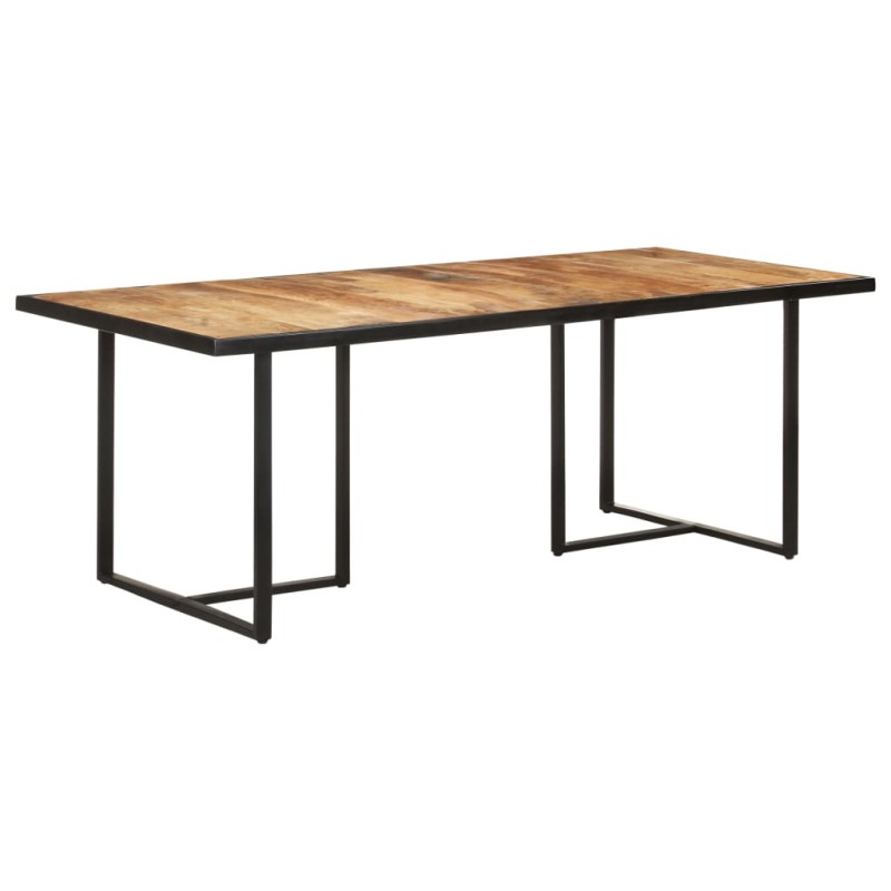 vidaXL Tavolo da Pranzo 200 cm in Legno di Mango Grezzo vidaXL Tavolo da Pranzo 200 cm in Legno di Mango Grezzo