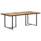 vidaXL Tavolo da Pranzo 200 cm in Legno di Mango Grezzo vidaXL Tavolo da Pranzo 200 cm in Legno di Mango Grezzo