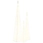 vidaXL Set Coni Luce LED Acrilico Decorativo Bianco Caldo 60/90/120 cm vidaXL Set Coni Luce LED Acrilico Decorativo Bianco Caldo 60/90/120 cm