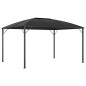 Gazebo con Tende 400x300x265 cm Antracite Gazebo con Tende 400x300x265 cm Antracite