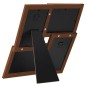 vidaXL Cornice Multipla per 4 Foto 13x18cm Marrone Scuro in MDF vidaXL Cornice Multipla per 4 Foto 13x18cm Marrone Scuro in MDF