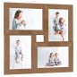 vidaXL Cornice per Collage per 4x(13x18 cm) Foto Marrone Chiaro in MDF vidaXL Cornice per Collage per 4x(13x18 cm) Foto Marrone Chiaro in MDF