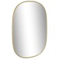 vidaXL Specchio da Parete Dorato 50x35 cm