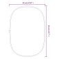 vidaXL Specchio da Parete Dorato 50x35 cm