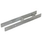 Picchetti per Recinzione 6 pz Argento 9x6x60 cm Acciaio Zincato Picchetti per Recinzione 6 pz Argento 9x6x60 cm Acciaio Zincato