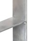 Picchetti per Recinzione 6 pz Argento 9x6x60 cm Acciaio Zincato Picchetti per Recinzione 6 pz Argento 9x6x60 cm Acciaio Zincato