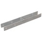 Picchetti per Recinzione 6 pz Argento 7x6x60 cm Acciaio Zincato Picchetti per Recinzione 6 pz Argento 7x6x60 cm Acciaio Zincato