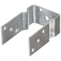 Picchetti per Recinzione 6 pz Argento 9x6x15 cm Acciaio Zincato Picchetti per Recinzione 6 pz Argento 9x6x15 cm Acciaio Zincato
