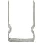 Picchetti per Recinzione 6 pz Argento 9x6x15 cm Acciaio Zincato Picchetti per Recinzione 6 pz Argento 9x6x15 cm Acciaio Zincato