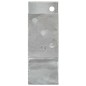 Picchetti per Recinzione 6 pz Argento 9x6x15 cm Acciaio Zincato Picchetti per Recinzione 6 pz Argento 9x6x15 cm Acciaio Zincato