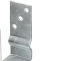 Picchetti per Recinzione 6 pz Argento 10x6x15cm Acciaio Zincato Picchetti per Recinzione 6 pz Argento 10x6x15cm Acciaio Zincato