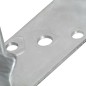 Picchetti per Recinzione 6 pz Argento 10x6x15cm Acciaio Zincato Picchetti per Recinzione 6 pz Argento 10x6x15cm Acciaio Zincato