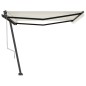 vidaXL Tenda da Sole Automatica Autoportante 450x350 cm Crema vidaXL Tenda da Sole Automatica Autoportante 450x350 cm Crema