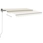 vidaXL Tenda da Sole Automatica Autoportante 450x350 cm Crema vidaXL Tenda da Sole Automatica Autoportante 450x350 cm Crema