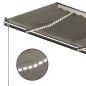 Tenda Automatica con Sensore Vento e LED 4,5x3 m Crema Tenda Automatica con Sensore Vento e LED 4,5x3 m Crema
