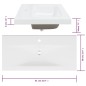 Mobile Bagno con Lavabo Integrato Rovere Fumo Legno Multistrato Mobile Bagno con Lavabo Integrato Rovere Fumo Legno Multistrato