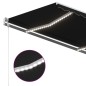 Tenda Automatica con Sensore Vento e LED 450x350 cm Antracite Tenda Automatica con Sensore Vento e LED 450x350 cm Antracite