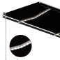 vidaXL Tenda Automatica con Sensore Vento e LED 4,5x3 m Antracite vidaXL Tenda Automatica con Sensore Vento e LED 4,5x3 m Antracite