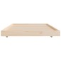 vidaXL Giroletto 90x190 cm in Legno Massello di Pino vidaXL Giroletto 90x190 cm in Legno Massello di Pino