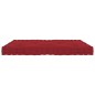 vidaXL Cuscino per Pallet e Pavimento Rosso Borgogna 73x40x7 cm Cotone vidaXL Cuscino per Pallet e Pavimento Rosso Borgogna 73x40x7 cm Cotone