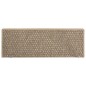 vidaXL Tappeti Adesivi Scale Aspetto Sisal 15 pz 65x21x4cm Beige Scuro vidaXL Tappeti Adesivi Scale Aspetto Sisal 15 pz 65x21x4cm Beige Scuro