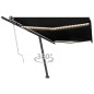 Tenda Automatica con Sensore Vento e LED 500x350 cm Antracite Tenda Automatica con Sensore Vento e LED 500x350 cm Antracite
