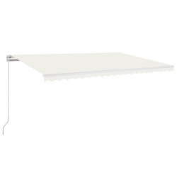 Tenda da Sole Retrattile Manuale 500x350 cm Crema
