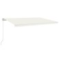 Tenda da Sole Retrattile Manuale 500x350 cm Crema Tenda da Sole Retrattile Manuale 500x350 cm Crema