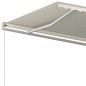 Tenda da Sole Retrattile Manuale 500x350 cm Crema Tenda da Sole Retrattile Manuale 500x350 cm Crema