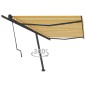 Tenda da Sole Autoportante Automatica 500x350 cm Gialla Bianca Tenda da Sole Autoportante Automatica 500x350 cm Gialla Bianca